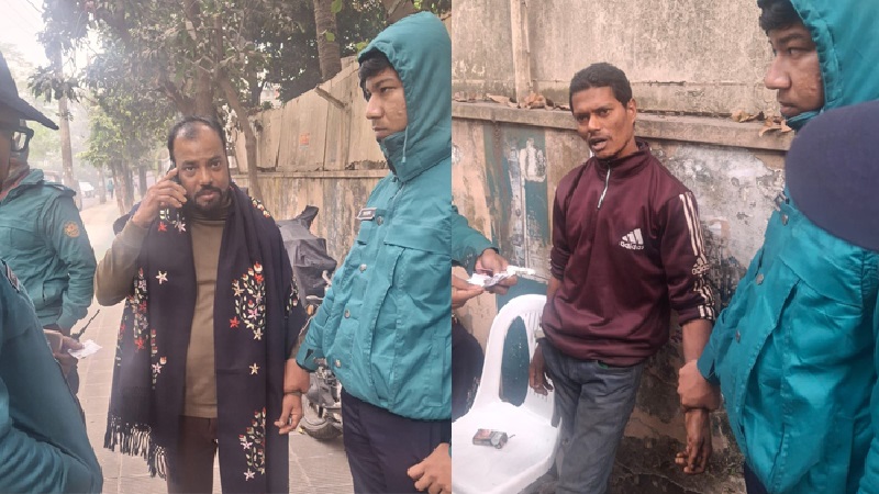 তারেক রহমানের বাসার সামনে থেকে ২ জন আটক