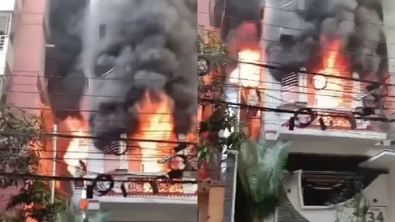 উত্তরায় আবাসিক ভবনে অগ্নিকাণ্ড, নিহত ৬